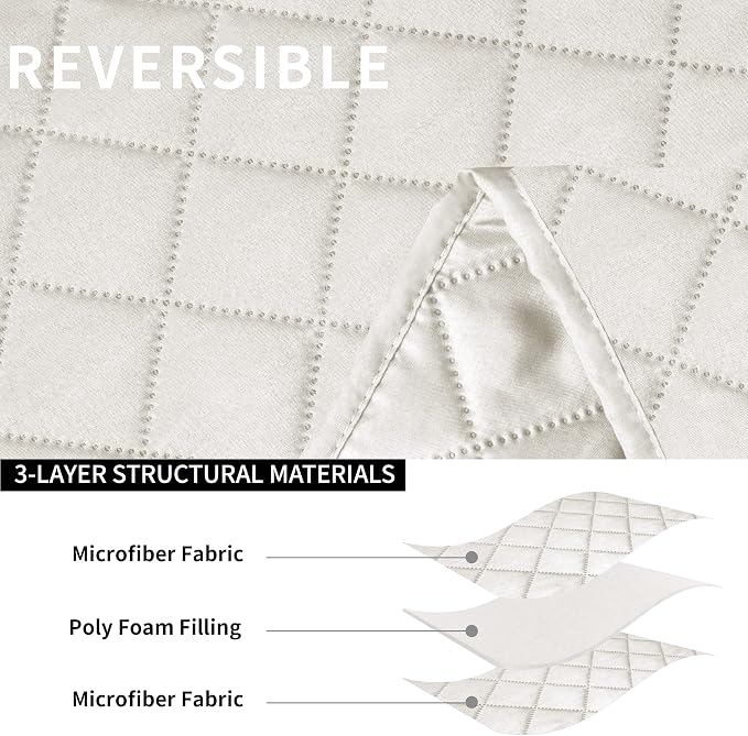 Easy-Going Oversized Recliner Sofa Cover, Reversible Couch Cover - Image 5