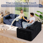 MAXYOYO 63" Boneless Loveseat Sofa Couch - Image 3