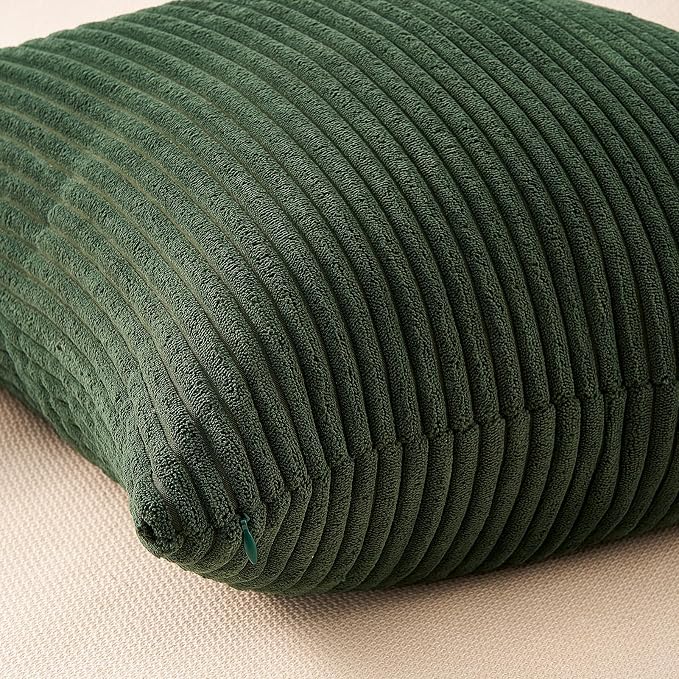Topfinel Green Rust Throw Pillow Covers 18x18 Inch Set of 4 Mordern Nordic Boho - Image 4