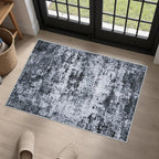 Washable Area Rug 2x3 Entryway Rug: Washable Modern Abstract Soft Thin Rug by FXRHLP