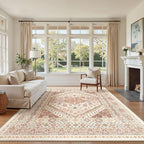 5x7 Area Rugs for Living Room, Large Washable Rug, Dining Room, Low Pile - Image 4