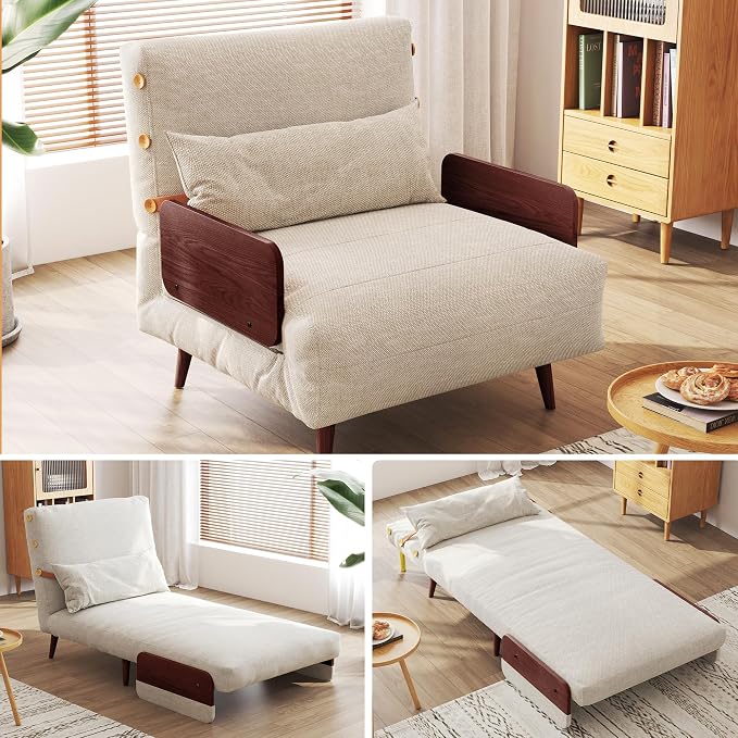 JASIWAY Convertible Sleeper Chair Bed by JASIWAY