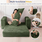 MAXYOYO Convertible Sofa Bed, 2 in 1 Folding Couch Bed - Image 6