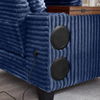 KEIKI Corduroy Storage Armrest Sofa, Single Versatile Seat - Image 7