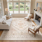 9x12 Area Rugs for Living Room, Large Washable Rug, Dining Room, Low Pile - Image 4