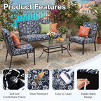 Waterproof Outdoor Cushion Covers, Stretch Patio Slipcovers | UV Resistant - Image 7