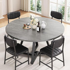 Jocoevol Round Kitchen Dining Room Table Circle Dining Dinner Table - Image 4