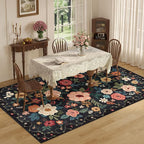 DUKINO 5x8 Area Rug for Bedroom, Soft Floral Washable Rug Non Slip, - Image 5