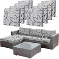 CALBODE 8PCS Waterproof Patio Sofa Covers by CALBODE