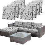 CALBODE 8PCS Waterproof Patio Sofa Covers by CALBODE