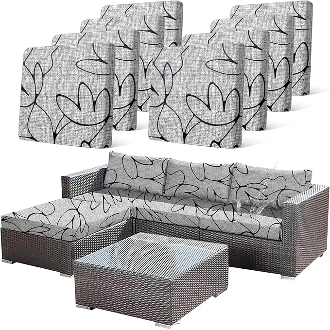 CALBODE 8PCS Waterproof Patio Sofa Covers by CALBODE