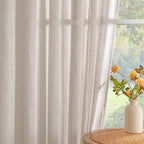 MYSKY HOME Natural Linen Curtains - Image 9
