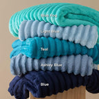 Bedsure Soft Blue Throw Blanket - Image 7