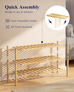 Kitsure Bamboo Wooden Shoe Rack - Image 6