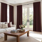 100% Blackout Curtains 90 Inch Length 2 Panels Set - Image 9