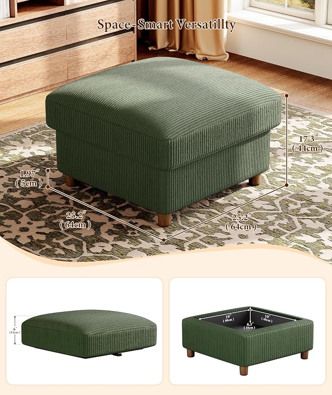 Kidirect 87in U Shaped Couch, Modular Sofa No Tool Assembly, Comfy Sectional - Image 6
