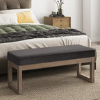 SIMPLIHOME Milltown Large Ottoman Bench - Image 2