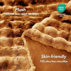L'AGRATY Faux Fur Throw Blanket - Image 4