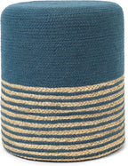 REDEARTH · Cylindrical Pouf Foot Stool Ottoman - Image 3