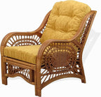 Malibu Lounge Living Accent Armchair Natural Rattan Wicker Handmade Design - Image 5