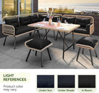 YITAHOME L-Shaped Patio Furniture Set, All-Weather Rattan Outdoor Conversation - Image 4