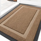 OLANLY Front Door Mat Outside 33x21, All-Season Heavy-Duty Rubber Doormat | by OLANLY