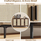 JASIWAY Buffet Cabinet with Storage, Modern Coffee Bar Cabinet Console Table - Image 4