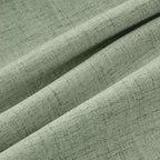 MIULEE 100% Blackout Linen Curtains 42 x 84 Inch Sage Green 2 Panels | Thermal - Image 9