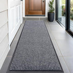 OLANLY Front Door Mat 59x20, Waterproof Heavy-Duty Indoor Outdoor Doormat | Grey by OLANLY