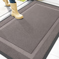 OLANLY Front Door Mat Outside 47x32, All-Season Heavy-Duty Rubber Doormat | by OLANLY