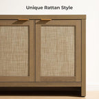 SICOTAS TV Stand for Living Room Boho Entertainment Center for Bedroom - Image 5