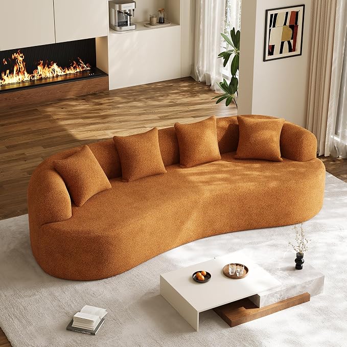 Oversized Sectional Sofa for Living Room, Modern Luxury Plush Chenille 4-Seater by DAMAIFROMFURNITURE