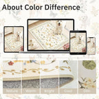 Soalmost 2x3 Dog Rugs for Entryway, Washable Door Mat Animal Soft Rug Beige | - Image 9