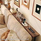 Huuger 78.7 Inch Height Adjustable Behind Couch Table - Image 3