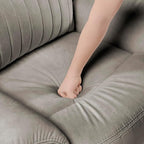 Lexicon Manual Double Reclining Sofa, Polished Microfiber Upholstered 3 Seater - Image 12