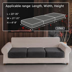 OHSIO Couch Cushion Covers for Sectional Sofa, Stretch Soft Sofa Slipcovers - Image 2