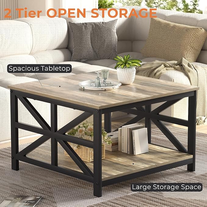 GreenForest Modern Living Room Coffee Table - Image 5