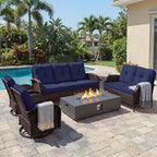 UPHA 8 Pieces Patio Furniture Set by UPHA