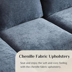 Karl home 111" Sectional Sofa U-Shaped 4-Seat Couch - Image 3