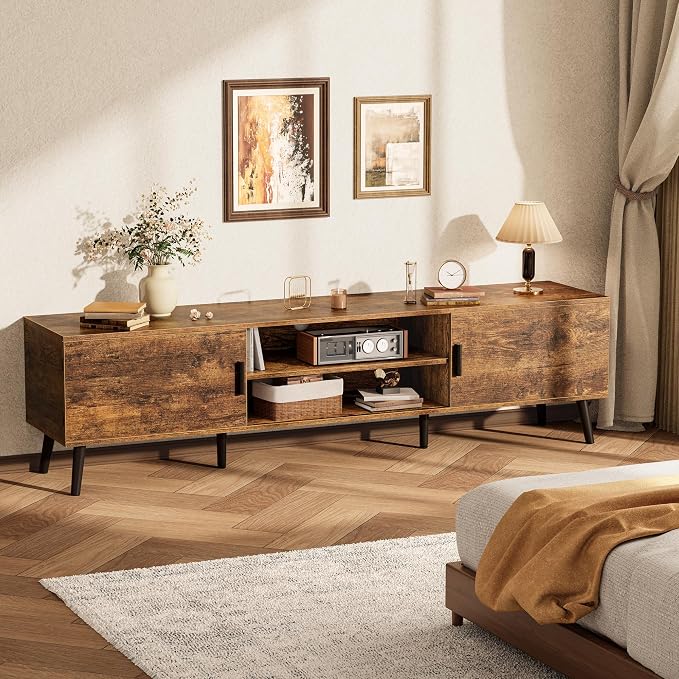 SUPERJARE 70.9 Inch TV Stand for 65, 75 Inch TV, Entertainment Center - Image 8