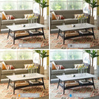Madison Park Coffee Table with Storage Shelf, Rectangular Table - Image 6