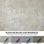 8x10 Area Rugs for Living Room Washable Bedroom Dining Room Beige Grey | Modern - Image 7