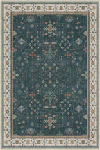 Vintage Dark Green 6x9 Dining Room Rugs - Image 2