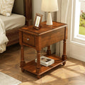 PADMA HOUSE Solid Wood Narrow End Table by PADMAHOUSE