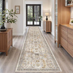 Madane Hallway Runner Rug 2'6''x16' Kitchen Runners Vintage, Entryway and - Image 4