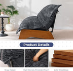 MAXYOYO Adjustable Living Room Chair, Convertible Bean Bag Chair & Recliner - Image 7