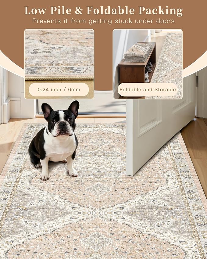 Madane Washable Runner Rugs 2x10 Long - Image 7