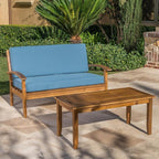 Eco-Friendly Love Seat and Coffee Table Combo, Sustainable Materials and Chic - Image 4