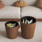 Nesting Coffee Table Set of 2, Round End Table - Image 6