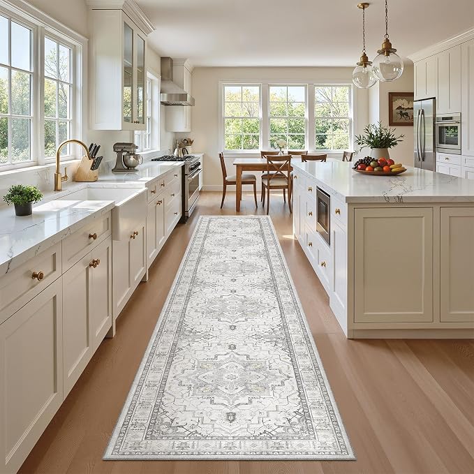 Madane Washable Runner Rugs 2x12 Long - Image 3